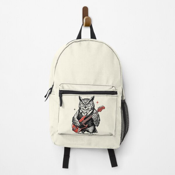Item preview, Owl Playing Bass Guitar designed and sold by Amir Faysal.