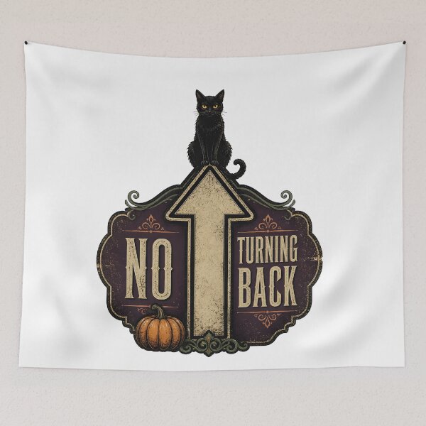 Item preview, No Turning Back Spooky Highway Warning designed and sold by BernoNickel.