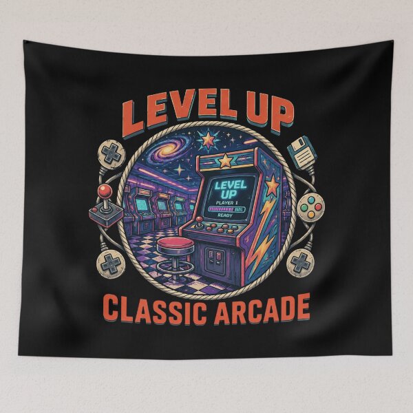 Item preview, Level Up Classic Arcade designed and sold by Nelson089Mullen.