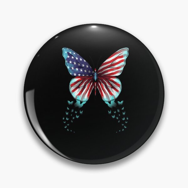 Item preview, American Flag Butterfly Patriotic Freedom designed and sold by BuncoHearas.