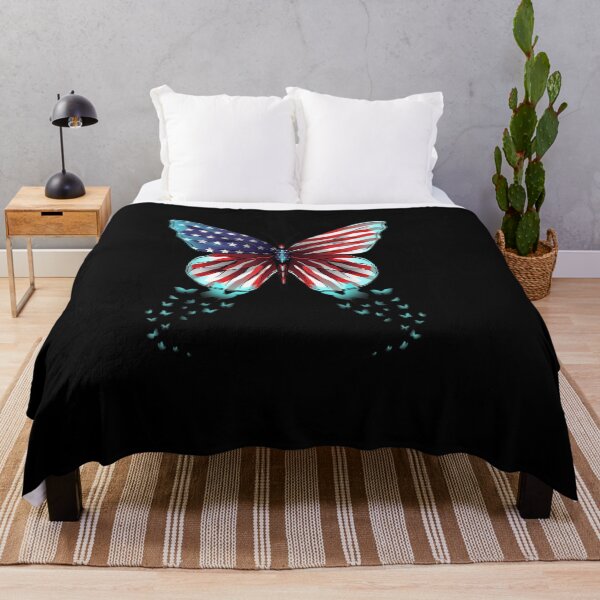 Item preview, American Flag Butterfly Patriotic Freedom designed and sold by BuncoHearas.