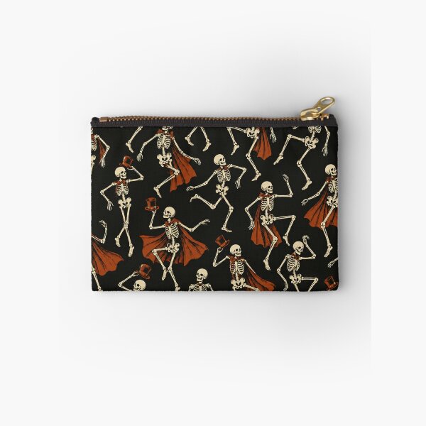 Item preview, Vintage Halloween Dancing Skeletons Pattern designed and sold by ValentinaHramov.