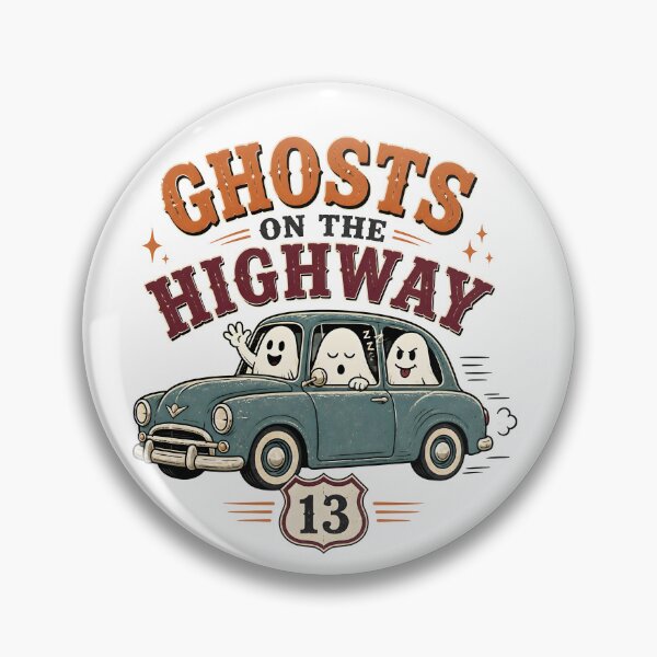Item preview, Ghosts Highway 13 Spooky Paranormal Road Trip designed and sold by BernoNickel.