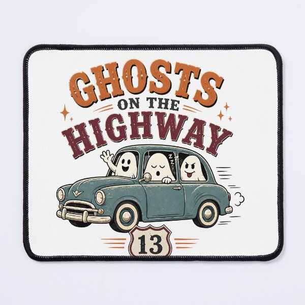 Item preview, Ghosts Highway 13 Spooky Paranormal Road Trip designed and sold by BernoNickel.