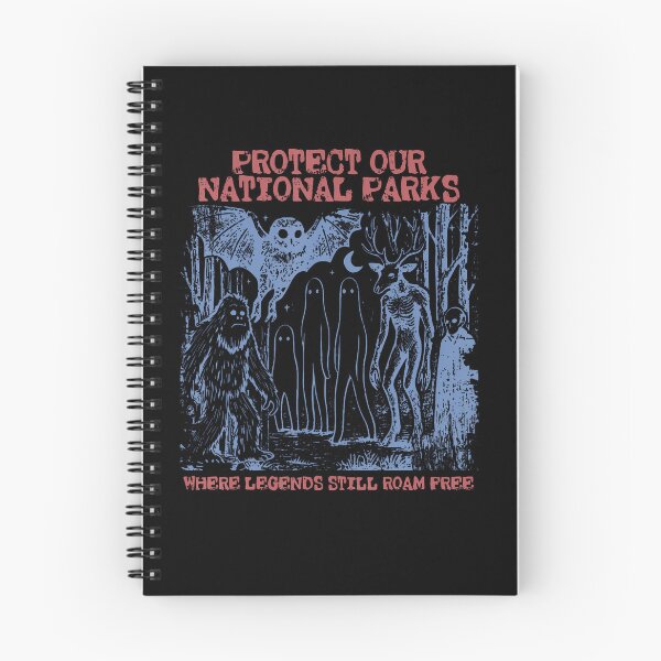 Item preview, Protect Our National Parks Mothman Cryptid Weirdcore Horror designed and sold by Pider-Vampire.