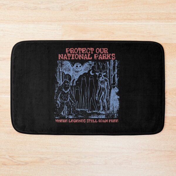 Item preview, Protect Our National Parks Mothman Cryptid Weirdcore Horror designed and sold by Pider-Vampire.