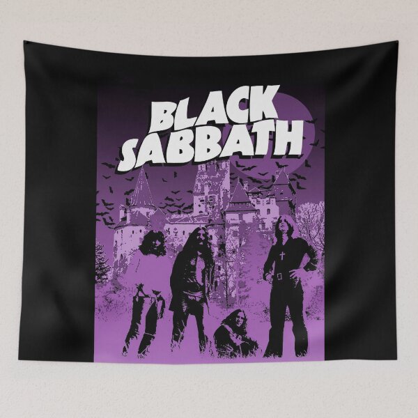 Item preview, Black Sabbath Paranoid Original Custom Vintage Music Band Tee Unique Poster Wall Art designed and sold by Cool Robot Bro..