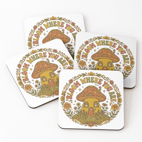 Item preview, Bloom Where You Are - Groovy 70s Retro Mushroom House designed and sold by Sanan Israyilli.
