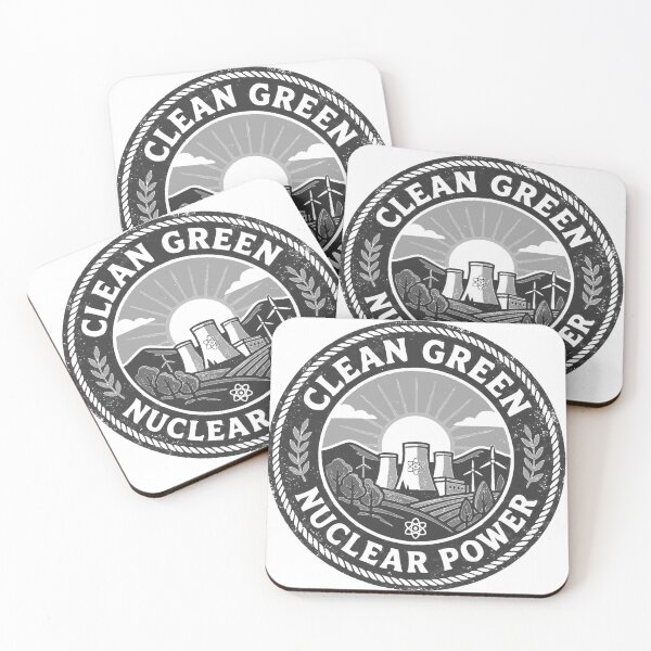 Item preview, Clean Green Nuclear Power Vintage Energy Graphic T-Shirt   designed and sold by Alternative Eye.