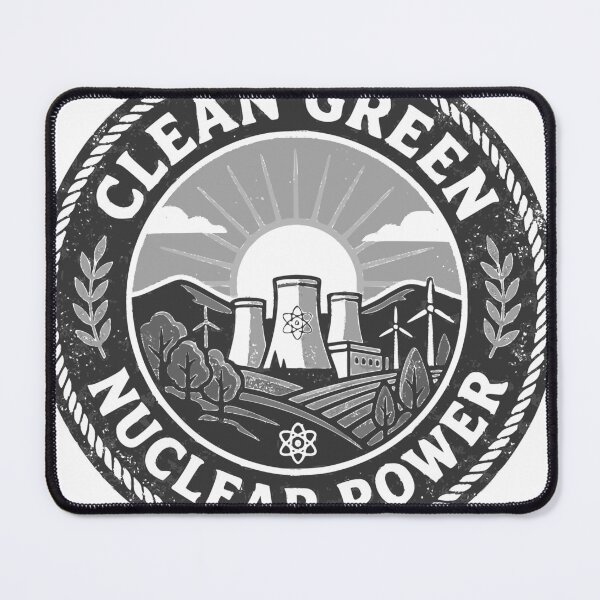 Item preview, Clean Green Nuclear Power Vintage Energy Graphic T-Shirt designed and sold by Alternative Eye.