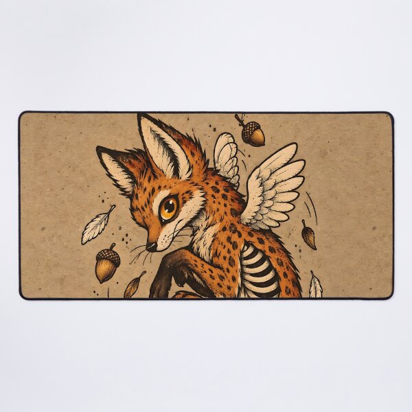 Item preview, Mystical Spirit Fox with Angel Wings designed and sold by Pure Craft.