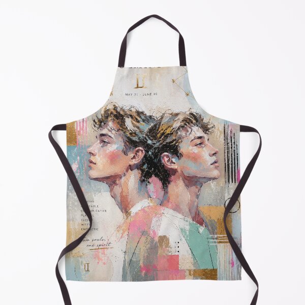 Item preview, Gemini Zodiac Painting – The Twins designed and sold by GalleryKauffeld.