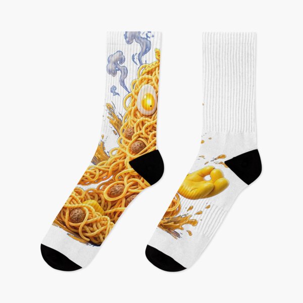 Item preview, Funny Ramen Noodle Yoga Meditation Zen Cute Food Art designed and sold by  One City Two Children Studio.