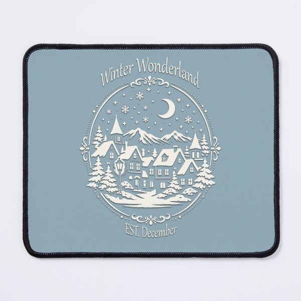 Item preview, Winter Wonderland | Vintage Snowy Village Design designed and sold by Meivelle.