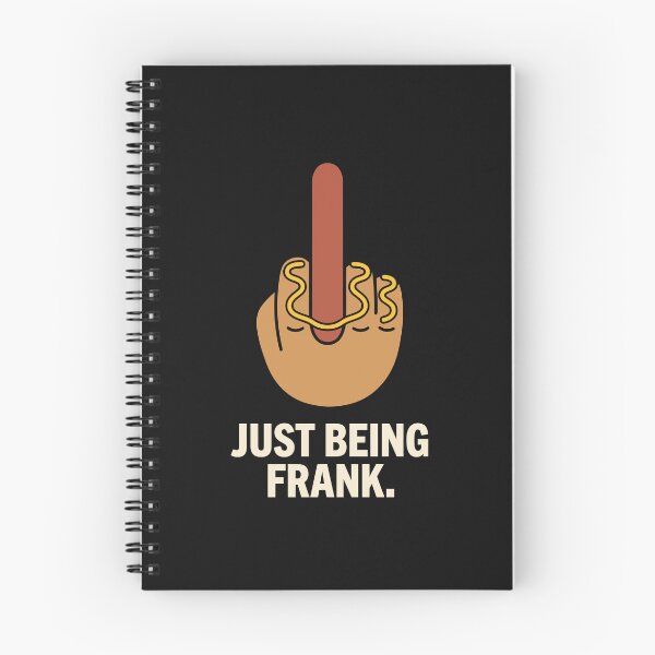 Item preview, Funny Hotdog Middle Finger Gesture Just Being Frank Humor designed and sold by Amir Faysal.