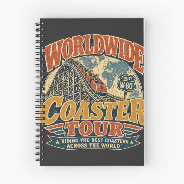 Item preview, Worldwide Coaster Tour - Riding The Best Coasters Across The World designed and sold by NicheWearStudio.