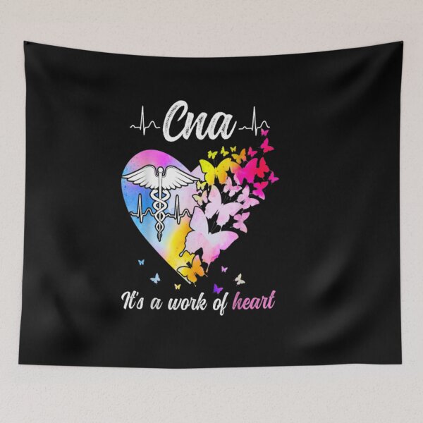 Item preview, Cure It’s a Work of Heart Butterfly Medical Nurse designed and sold by BuncoHearas.