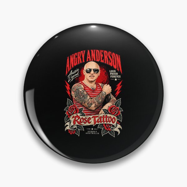 Item preview, Angry Anderson Rose Tattoo, Aussie Rock Legend Memorial designed and sold by KeveElise.