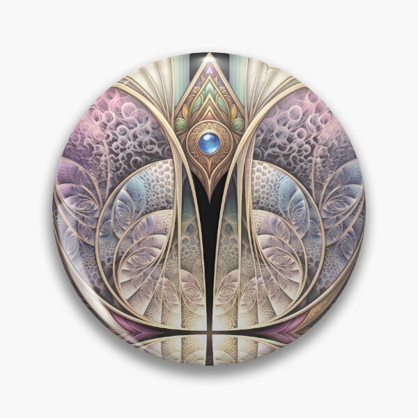 Item preview, Ethereal Art Nouveau Jeweled Ornament designed and sold by Frackxion.