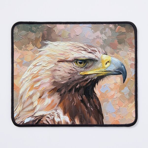 Item preview, A close-up of an eagle with an oil painting effect. designed and sold by Nifashedji.