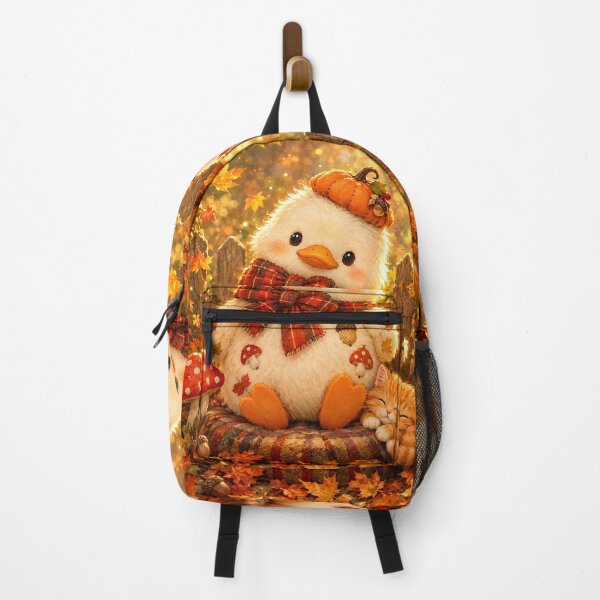 Item preview, Fluffy Autumn Duckling and Sleepy Kitten designed and sold by Pure Craft.