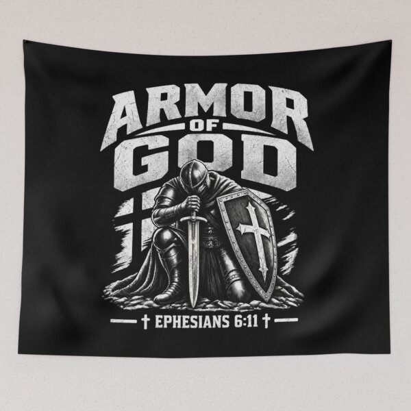 Item preview, Armor of God, Ephesians 6-11 Christian, Prayer Warrior Knight Graphic  designed and sold by KeveElise.