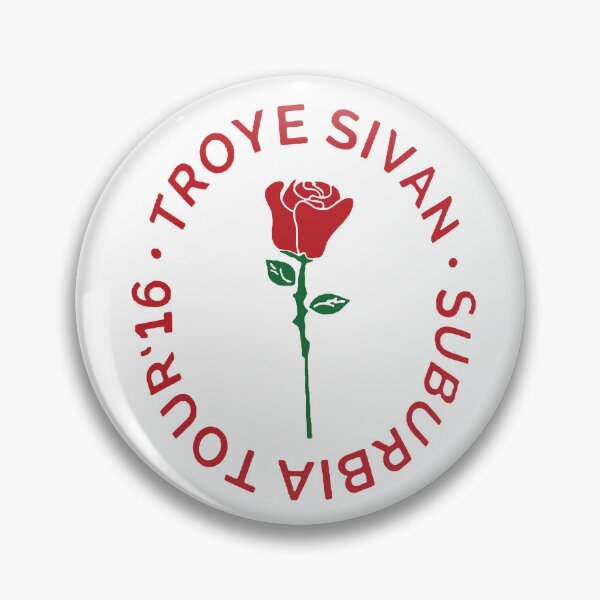 Item preview, Troye Sivan Suburbia Tour 16 Rose Logo designed and sold by mmromance.