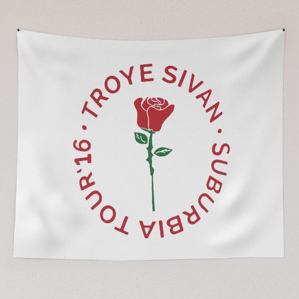 Item preview, Troye Sivan Suburbia Tour 16 Rose Logo designed and sold by mmromance.