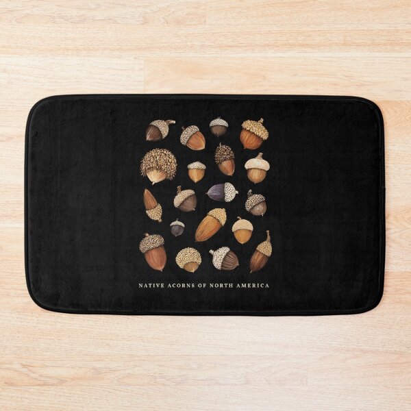 Item preview, Native Acorns of North America Tree Botanical Identification designed and sold by Designart68.