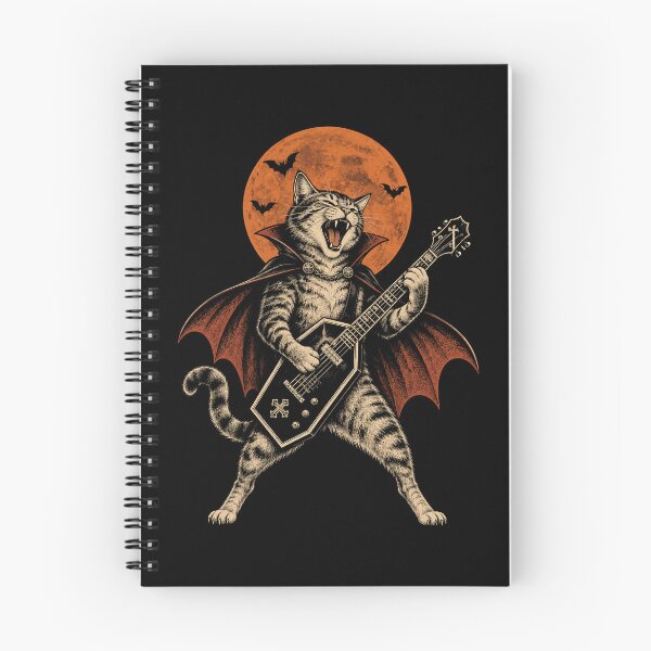 Item preview, black cat halloween cat playing guitare designed and sold by Kladhadredo.