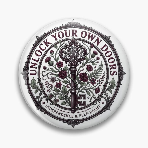 Item preview, Unlock Your Own Doors - Gothic Victorian Skeleton Key Rose Art designed and sold by Sanan Israyilli.