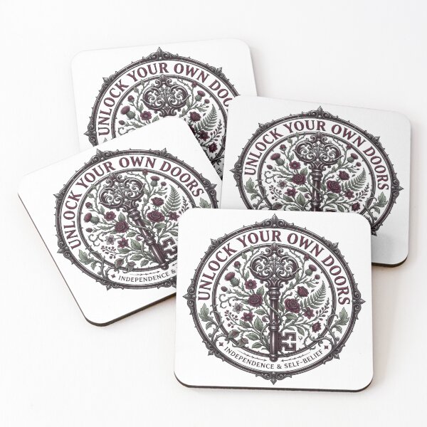 Item preview, Unlock Your Own Doors - Gothic Victorian Skeleton Key Rose Art designed and sold by Sanan Israyilli.
