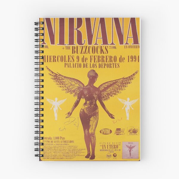Item preview, Nirvana Signed Autograph Original Custom Vintage Music Band Tee Unique Poster Wall Art designed and sold by Cool Robot Bro..