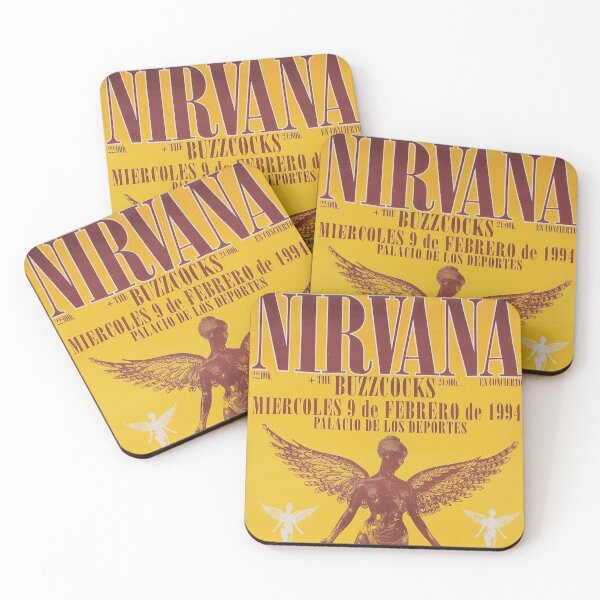 Item preview, Nirvana Signed Autograph Original Custom Vintage Music Band Tee Unique Poster Wall Art designed and sold by Cool Robot Bro..