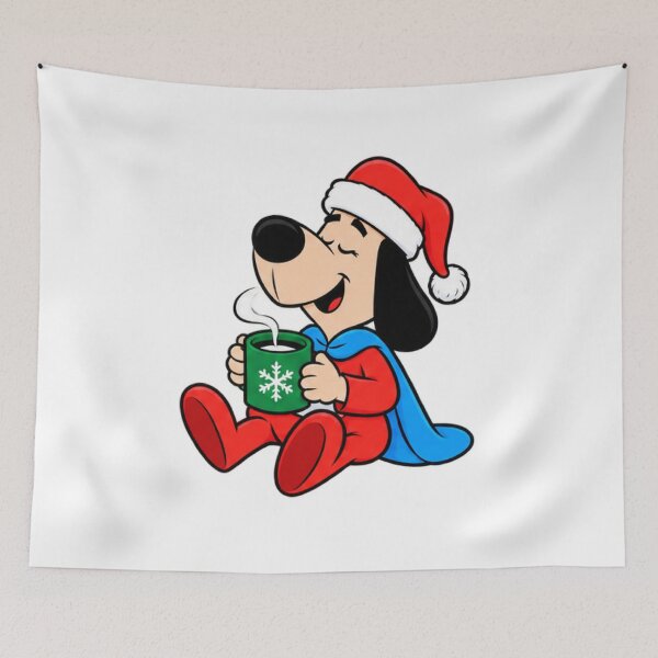 Item preview, Relax Superhero Dog Christmas designed and sold by lokabrand.