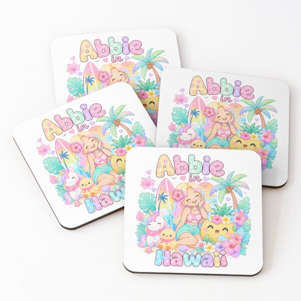 Item preview, Abbie Name Gift Kawaii Hawaii Pastel fall rainbow designed and sold by TheChalkyFox.