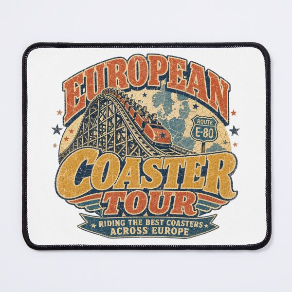 Item preview, European Coaster Tour - Riding The Best Coaster Across Europe designed and sold by NicheWearStudio.