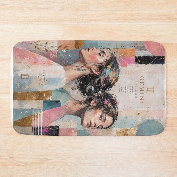 Item preview, Gemini Zodiac Painting – The female Twins designed and sold by GalleryKauffeld.