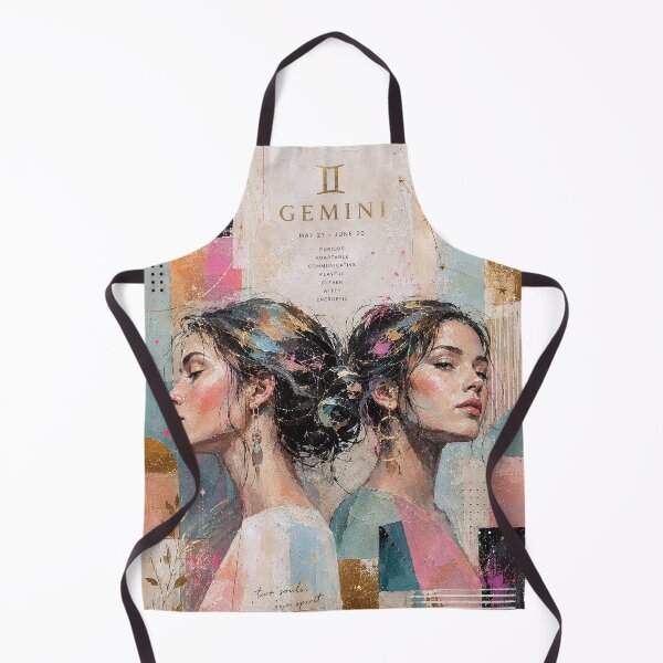 Item preview, Gemini Zodiac Painting – The female Twins designed and sold by GalleryKauffeld.