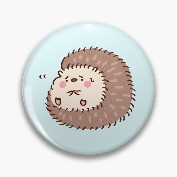 Item preview, Nervous Hedgehog Rolling Into a Ball designed and sold by Chunu Doodles.