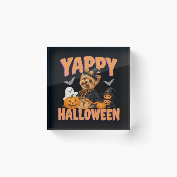 Item preview, Yappy Halloween Yorkie designed and sold by EusebiaParro.