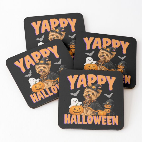 Item preview, Yappy Halloween Yorkie designed and sold by EusebiaParro.