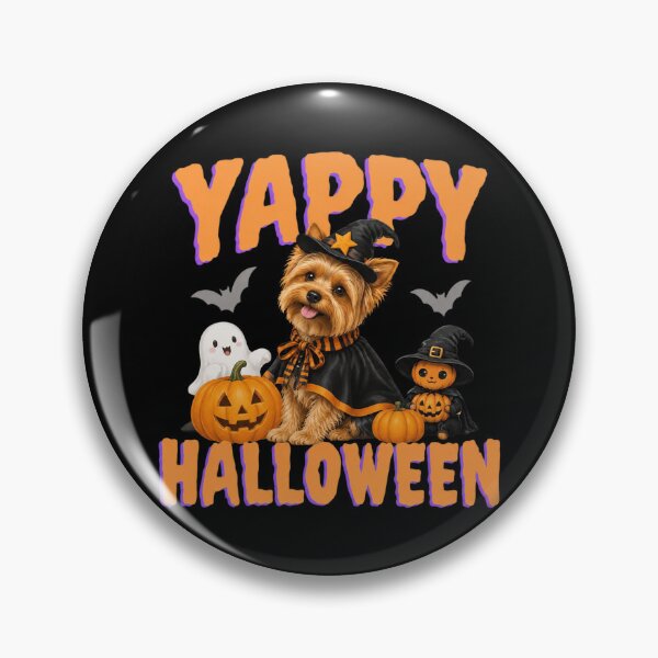 Item preview, Yappy Halloween Yorkie designed and sold by EusebiaParro.