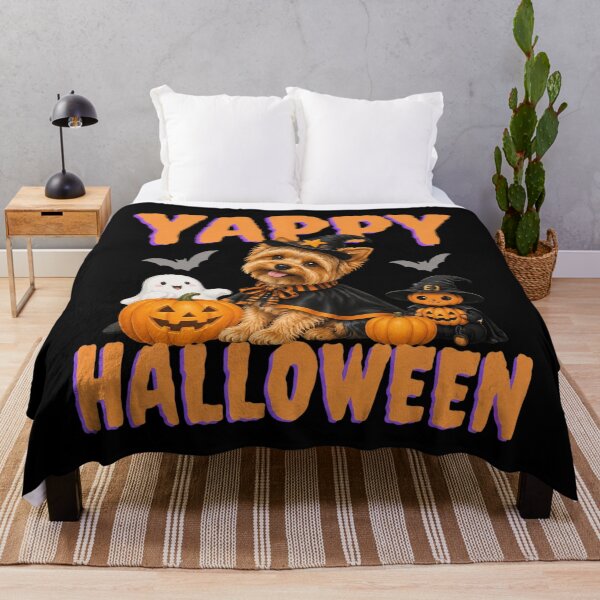 Item preview, Yappy Halloween Yorkie designed and sold by EusebiaParro.