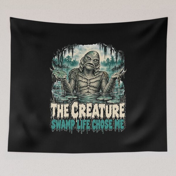 Item preview, Creature Swamp Life Chose Me designed and sold by CerealBoxInk.