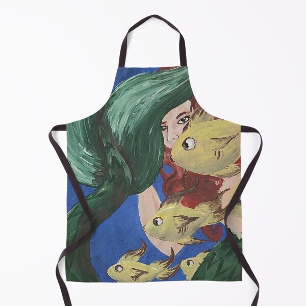 Item preview, Swimming with the Fishes – Underwater Mermaid Fantasy Art designed and sold by sarunamii.