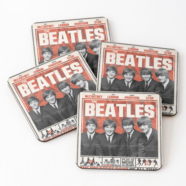 Item preview, The Beatles Original Custom Vintage Music Band Tee Unique Poster Wall Art designed and sold by Cool Robot Bro..