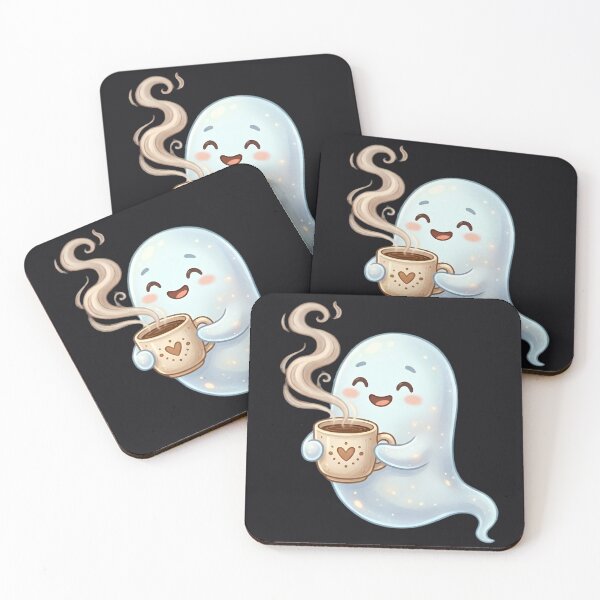 Item preview, Cute Ghost Coffee Lover Cozy Halloween Gift designed and sold by Sycamorre.