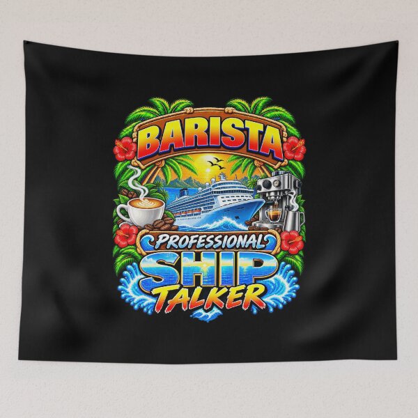 Item preview, Barista Professional Ship Talker Cruise Vacation designed and sold by fungear.