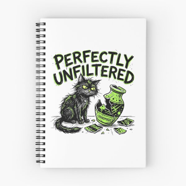 Item preview, Perfectly Unfiltered - Funny Bad Cat Broken Vase Grunge designed and sold by Sanan Israyilli.
